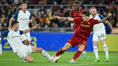 Минимална победа за "Лацио" в римското дерби срещу "Рома"