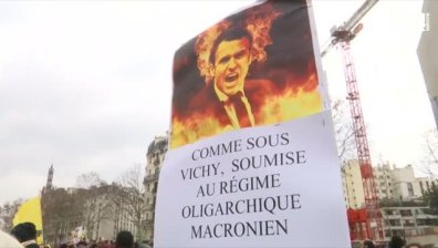 Пореден протест на "жълтите жилетки" във Франция