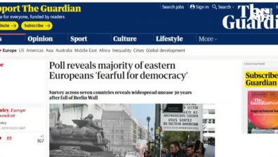 Проучване сочи: Източноевропейците се страхуват за бъдещето на демокрацията