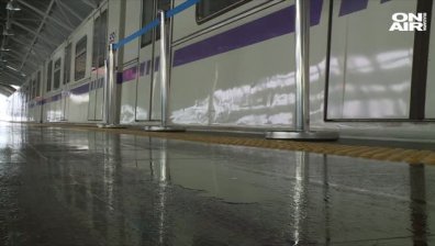 Заради снега и окачения таван: Протече метростанция "Летище София"