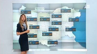 Облачно и дъждовно ще бъде времето през днешния ден