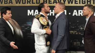 Първа среща между Кубрат Пулев и Махмуд Чар преди големия мач