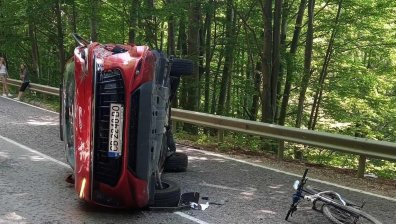 Катастрофа ограничи движението през прохода "Петрохан"