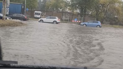 Лошо време в Пловдив: Паднали дървета, наводнени улици и кръстовища