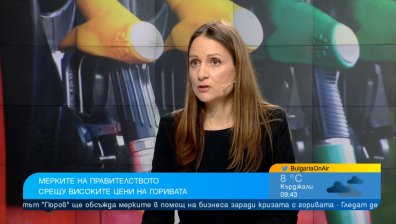 Щонова: Ще трябва да понесем поскъпването на горивата, мерките ни са таргетирани