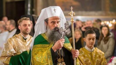 Празнично богослужение, възглавено от патриарх Даниил в "Св. Александър Невски" (СНИМКИ)