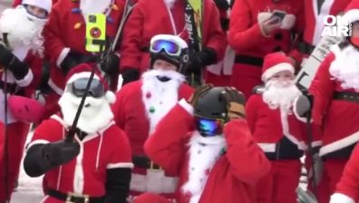 Над 300 Дядоколедовци се спуснаха по зимна писта в САЩ с благотворителна цел