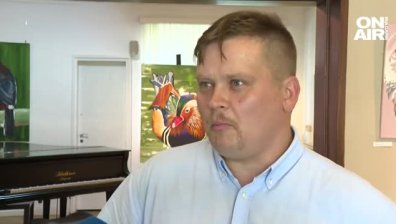 "Прави изкуство, а не война": Украински художник помага на семейството си с изложба