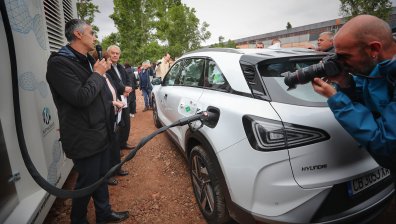 Откриха първата водородна станция у нас зa зapeждaнe нa aвтoмoбили