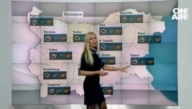 Облаци, дъжд и високи максимални температури на Разпети петък