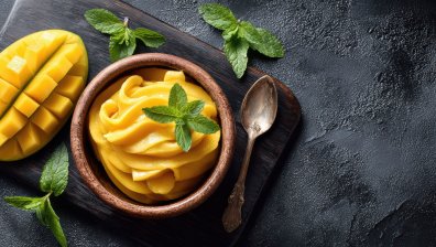 Рецепта за сорбе с манго и маскарпоне