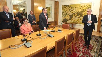 Ръководството на ГЕРБ се срещна с акад. Денков от ПП-ДБ