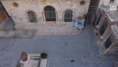 Кадри от дрон показват пострадалата катедрала в Алепо