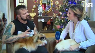 Ерос - кученцето звезда от  клипа към песента "Хабиби"