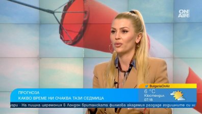Три дни ще се радваме на пролетни температури, времето се разваля от четвъртък