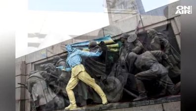 За 9 септември - пак надраскаха Паметника на Съветската армия 