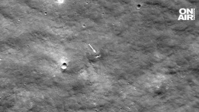 НАСА засне нов кратер на Луната, вероятно e от разбилата се руска станция