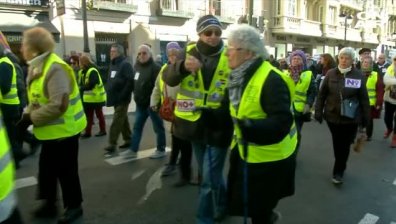Хиляди в Мадрид протестираха срещу ниските пенсии