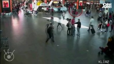 Камери показаха покушението над Ким Чен-нам