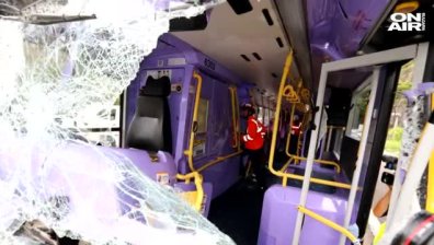 Автобуси се сблъскаха в Хонконг, ранените са десетки