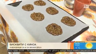 Как да приготвим вкусни бисквитки с киноа и ябълкови палачинки?