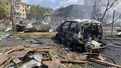 Русия стреляла по Виница с ракети "Калибър" от подводница в Черно море, убити са 21 души