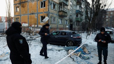 Така изглежда Киев след масираната нощна атака на Русия (СНИМКИ)
