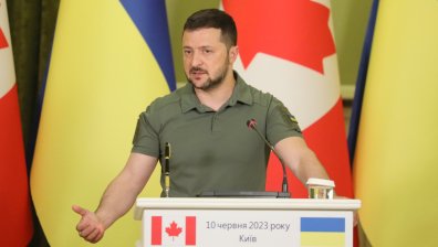 Зеленски: Започна международно разследване за разрушаването на "Каховка"