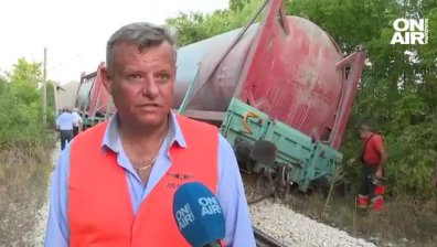 Дерайлиралият влак при гара Ботунец е нанесъл сериозни щети на железния път