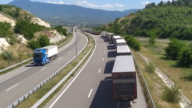 Тежък удар на ГКПП "Кулата" с участието на кола на "Гранична полиция"