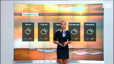 Изпращаме август с горещо време и температури до 36 градуса