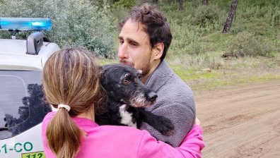 Светлина сред трагедията в Андалусия: Откриха изгубеното куче Боро