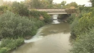 Замърсяват река Русенски Лом с оцветени води с неприятни миризми