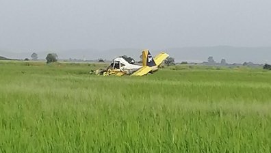 Селскостопански самолет се разби край Раднево, пилотът е загинал на място