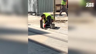 Перките по Графа вече ги няма, заменени са с колчета