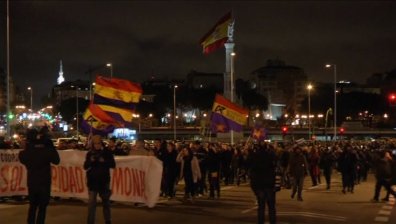 Мирен протест в Мадрид прерасна в сблъсъци между гражданите и полицията