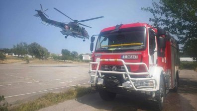 В Струмяни и Плоски живеят в страх заради пожарите (ВИДЕО)