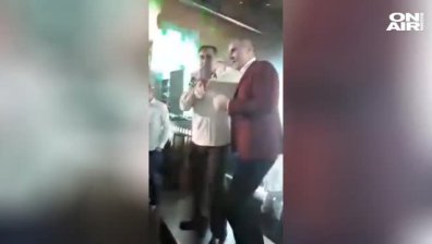 Цветан Цветанов в дует с Веселин Маринов на Нова година