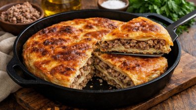 Рецепта от тефтера на баба: Къпана баница с кайма