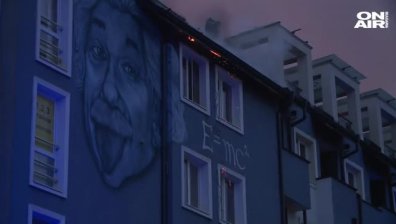 След 7-часова борба изгасиха "блока с уравненията" в Студентски град