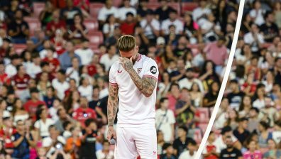 Феновете посрещнаха Рамос с овации, той се разплака на терена