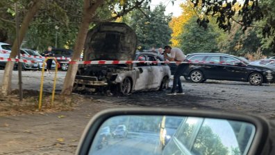 При палеж изгоря колата на шефа на полицията в Козлодуй