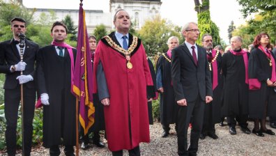 Кандидат-президентът проф. Анастас Герджиков откри учебната година в СУ