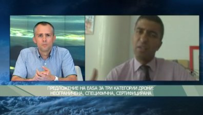 EASA предлага дроновете да се разделят на три категории