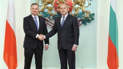 Румен Радев се срещна с полския президент Анджей Дуда