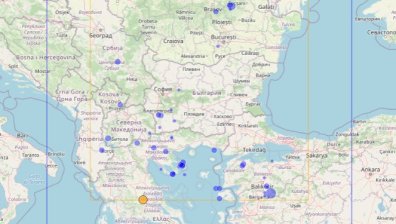 Земетресение в Гърция, на 400 км от София