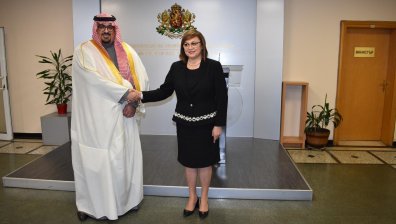 Нинова: Нашата страна желае активно развитие със Саудитска Арабия