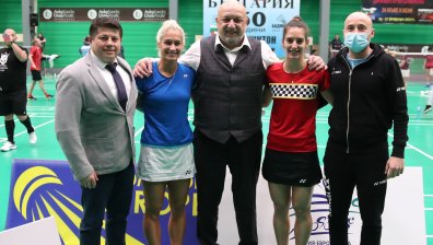 Министър Кралев уважи Държавното първенство по бадминтон