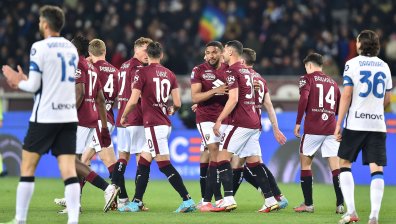 "Торино" препъна "Интер" в битката за титлата, "нерадзурите" се спасиха в 93-ата минута