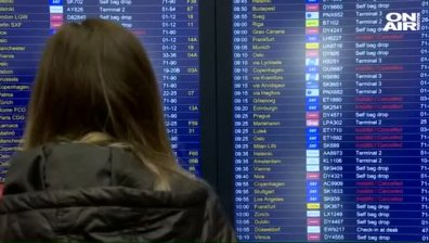 Транспортен хаос заради стачка на Скандинавските авиолинии